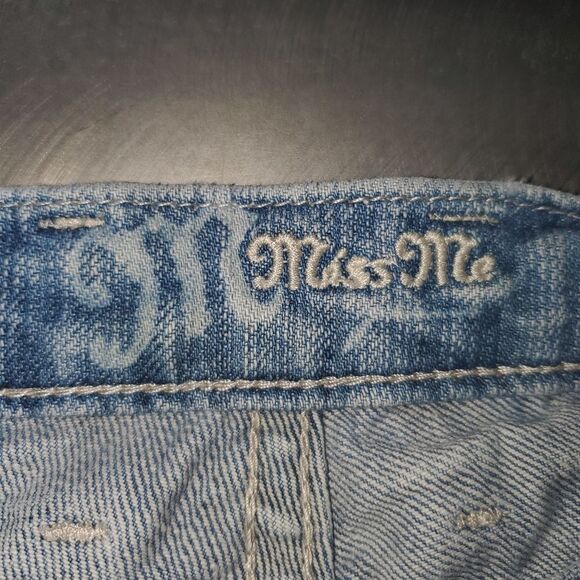 Miss Me Low-rise Bootcut Flare Blue Stretch Denim Jeans Size 30 - Picture 10 of 14